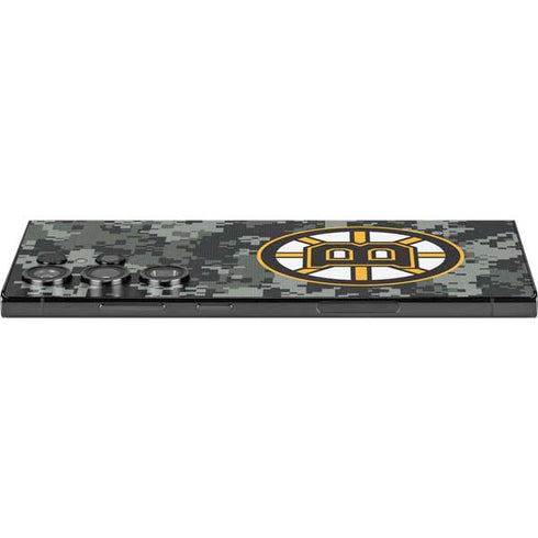 NHL Boston Bruins Camo Galaxy S25 Ultra Skin